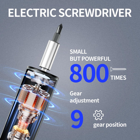 Cordless Magnetic Screwdriver Kit With Wireless Charging And Precision Bits For Electronics Phone And Watch Repair DIY Home Projects A Multi Functional Mini Tool For Tech Pros And DIYers with internal components visible.