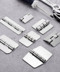 Assorted Beefy 3 Pack Heavy Duty Weldable Hinges Weld On Butt Hinge Stainless Steel 3 x 2.28 x 0.07 Inch for gates and trailers.