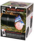 Box of Bear-Resistant Food Canister For Backpacking And Camping In Bear Country IGBC Approved Bear-Proof Container with food supplies