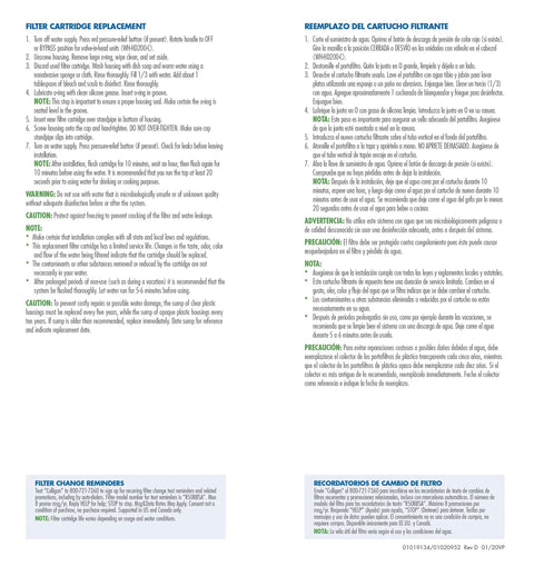 Instructions for Replacement Whole House Water Filter Cartridge 50 Micron 10x4.5 Inch Long Lasting Filter installation.