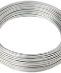 9 Gauge Galvanized Smooth Wire 170 Feet For Fencing And DIY Projects Durable Silver Finish Corrosion Resistant