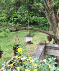 Heavy Duty 12 Inch S Hooks With Safety Buckle For Hanging Plants And More, used in garden to hang bird feeder on tree branch