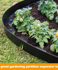 4 Inch Tall No Dig Landscape Edging Kit with 33 Feet of Flexible Border Easy Curve or Straight Install includes 30 Spikes for Lawn