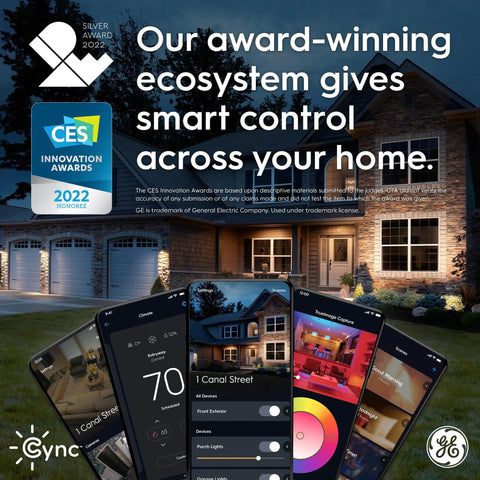 Smart Thermostat For Home Heating And Cooling, ENERGY STAR Certified, Wi Fi Programmable Thermostat shown in smart home setup