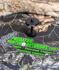 DeathGrip Ball Head Conversion Kit with Ball Head Adapter displayed on camouflage fabric