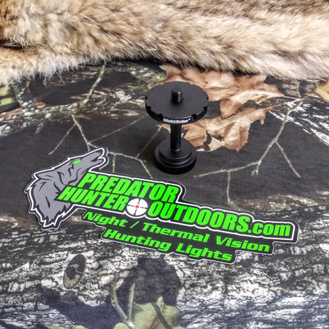 DeathGrip Ball Head Conversion Kit with Ball Head Adapter displayed on camouflage fabric