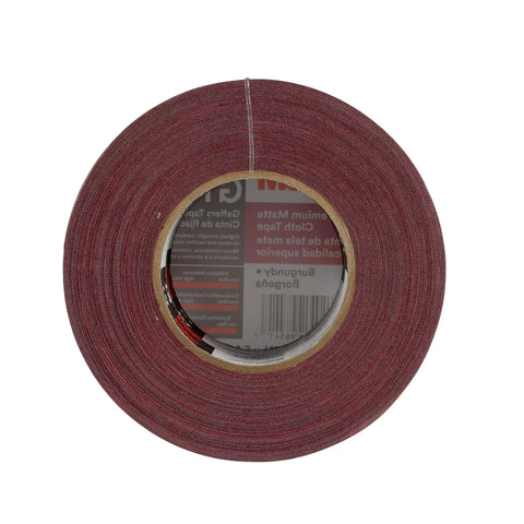 Pro Grade Matte Cloth Gaffers Tape GT3 72mm Wide By 50m Long 11 Mil Thick Hand Tearable Roll Top View