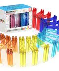 12 Piece Magnetic Support Column Expansion Pack For Race Track And Marble Run Builders Magnetic Tile Construction Kit For Kids