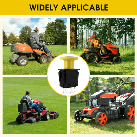 PTO Switch For Lawn Mower Clutch Upgrade 10 Amp Waterproof Dustproof IP65 Heavy Duty Yellow Built Tough For Bad Boy Mowers