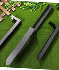 Heavy Duty Metal Fence Post Repair Anchors 2 Pack Ground Spikes For Stabilizing Tilted Or Broken Wood Fences Quick Install