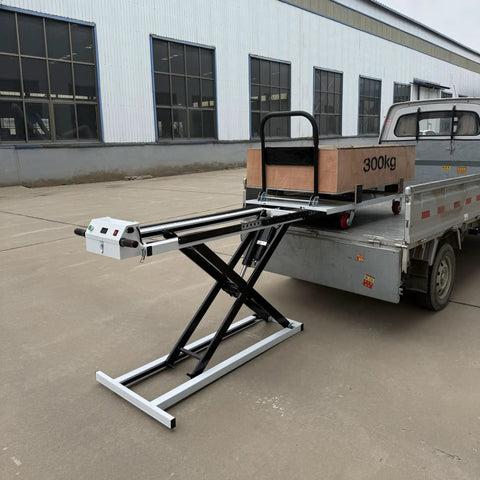 Heavy Duty Electric Hydraulic Lift Table Cart Handles Heavy Loads Like A Champ With 660 Lbs Capacity Portable Scissor Platform Is Total Warehouse Game Changer Plug And Play Smooth Operation For Any Factory Floor Or Delivery Run