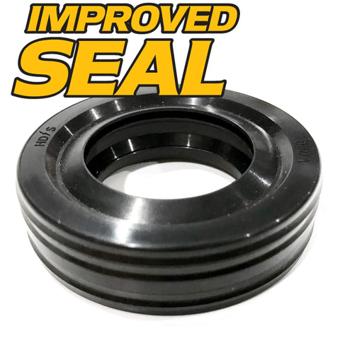 Premium Washing Machine Tub Rebuild Kit For Part 8545956 featuring heavy duty spring loaded seal, durable black rubber material.