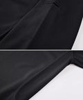 Detailed view of Men's Black Quick-Dry Polo Shirt For Work And Tactical Use in durable polyester fabric.