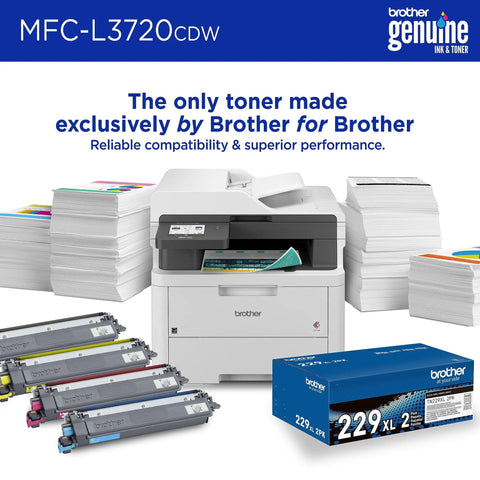 Go To Wireless Color Laser Printer With Scanner, Copier And Fax, Auto Duplex, 250 Sheet Capacity, Fast 19 ppm Color Printing