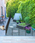 Decorative Garden Fence Panels 24 Inch High By 13 Inch Wide Diamond Mesh Rustproof Metal Animal Barrier And Landscape Border 10 Pack for garden setup
