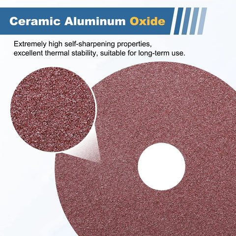 Heavy Duty Ceramic Alumina Sanding And Grinding Discs Packed With Self Sharpening Technology And Killer Heat Control For Ripping Through Steel And Wood Without A Sweat