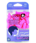 Women Petite Disposable Earplugs Pre Shaped Bell Style Foam Hearing Protectors Small Size For Smaller Ear Canals 14 Pairs