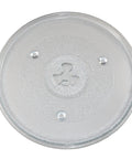 Hqrp 10.5 Inch Glass Turntable Tray Compatible With Ge, Hamilton Beach, Panasonic Microwave Oven Replacement Plate Accessory round glass disc