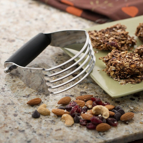 Pro Grade Dough Blender For Cutting Cold Butter Into Flour Like A Kitchen Boss With Heavy Duty Stainless Steel Blades and granola cookies