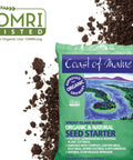 Bag of Organic Seed Starting Mix with Compost, Manure, Mycorrhizae, Worm Castings and Kelp, 8 Qt, for germination and rooting.