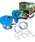 50 Ft Zip Line Kit With Seat For Backyard Fun, Kid Friendly Outdoor Zip Line Set For Kids And Teens, Easy Setup Home Zip Line System