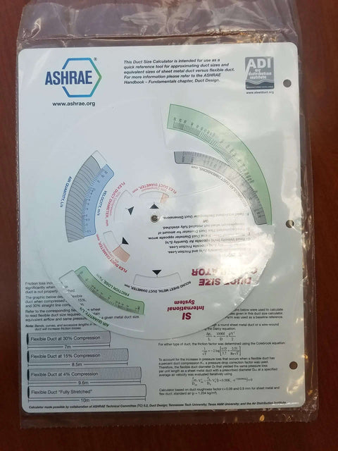 HVAC Duct Size Calculator for Flexible Ducting Sizing That Optimizes CFM And FPM Air Flow Reduces Pressure Loss visible on table