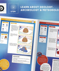 Planet Earth Science Kit For Kids With 65 Hands On Experiments And DIY Activities From Volcanoes And Tornadoes To Fossils Crystals Slime Weather And More Fun Geology Chemistry And Archeology Learning Toys For Ages 8 Plus instruction manual pages