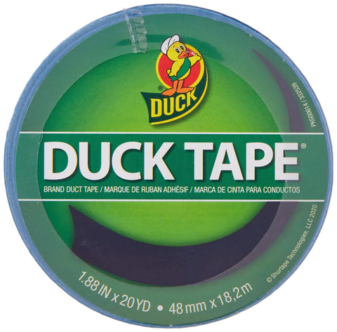 Blue Duct Tape Roll For Crafts And Repairs Heavy Duty Indoor Use Ideal For Temporary Floor Marking Removable Up To Three Weeks
