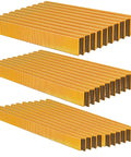 Built Tough 18 Gauge Narrow Crown Galvanized Staples Deliver Zero Bend Performance For Cabinet Making And Crafts 3000 Piece Assortment Kit with multiple staple sizes