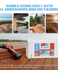 12 X 4 Inch Type 305 Stainless Deck Screws Flat Head Torx T25 Drive Rust Resistant for Outdoor Decking Box and Driver Bit
