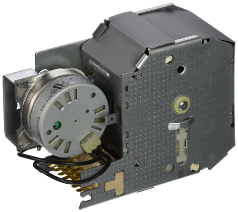 Washer Timer Replacement Part WH12X950 for Most Front Load Machines, showing durable metal casing and wiring details.