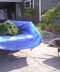 All Purpose Blue Poly Tarp 20 By 30 Feet Built Tough For DIY Home Garden Camping Construction Landscaping And Storage With Tight Woven