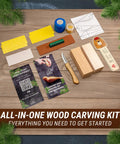 Chill Wood Carving Kit For Beginners And Kids Comfort Bird DIY Whittling Set with tools, wood blocks, and templates