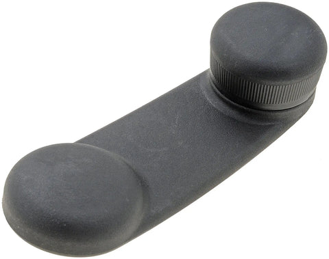 Replacement Window Crank Handle For Dodge Jeep Mitsubishi Models Beefy Dark Gray Finish Easy Install No Tools Needed