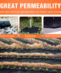 6oz Non Woven Geotextile Fabric 3 Ft By 50 Ft Heavy Duty PET Geotextile for gravel filtration, breathability, and water permeability.