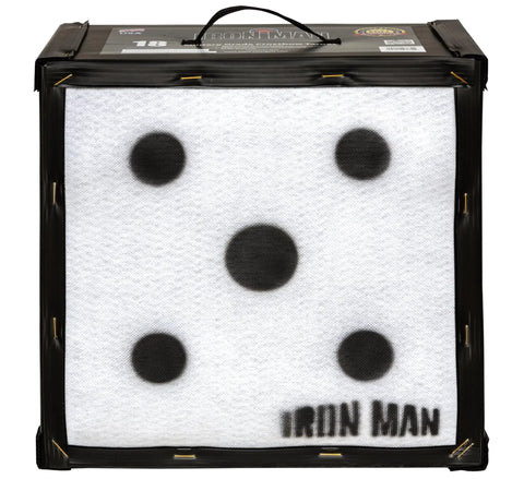 Front view of Beefed Up 18 Inch Archery Target With Self Healing Foam Core For High Power Bows Up To 450 FPS And 222 ft lbs