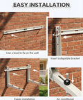 Installation guide for Heavy Duty Mini Split Wall Mount Bracket That Really Holds 400Lb Galvanized Steel With Dual Anti Rust Coating