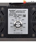 220 CFM Stainless Steel Crawl Space Vent Fan With Dual High Flow Fans Dehumidistat And Thermostat Foundation Vent For Radon Mitigation Basement And Attic Ventilation Keeps Moisture Down And Indoor Air Fresh control panel close-up
