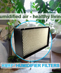 Extended Life Wick Humidifier Filter Replacement For Essick Air AIRCARE 1041 in living room setting