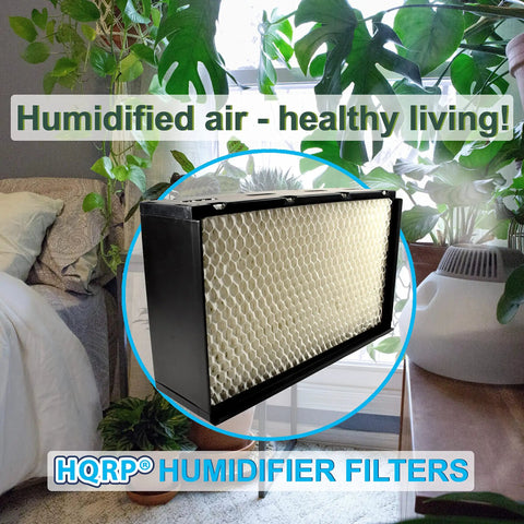 Extended Life Wick Humidifier Filter Replacement For Essick Air AIRCARE 1041 in living room setting