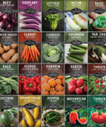 Indoors Or Outdoors Vegetable Seed Kit With 20 Heirloom Non GMO Varieties For Beginners A Great Gift For Family Gardeners