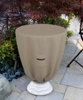 Winter Round Bird Bath Cover For Outdoor Use, Waterproof And UV Resistant All Season, Beige 24 Inch on garden basin