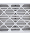 Six Pack 16x25x4 MERV 8 Air Filter For Allergies Dust Pet Dander And Smoke With Actual Size 15.50 x 24.50 x 3.75 front view