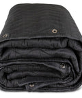 Oversized 80 By 72 Inches Sound Dampening Blanket For Studios And Wall Hanging With Grommets, Light Blocking Acoustic Blanket