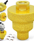 Diamond Core Drill Bit With M10 Adapter Rod Pro Grade Three Size 20mm 35mm 50mm Step Drill Kit For Porcelain Tile Stone Concrete