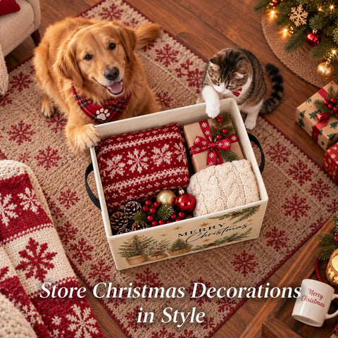 Kick Clutter To The Curb With This Foldable Christmas Tree Storage Bin That Squashes Flat To Free Up Room While Keeping Seasonal Threads Toys Towels And Craft Gear Perfectly Neat And Under Control.