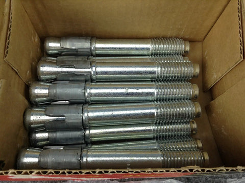 Kwik Bolt Carbon Steel Expansion Anchor KB 3.75 In By 5.5 In 10 Pack Zinc Plated Seismic Ready for Cracked Concrete Tension Zone Install