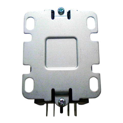 Heavy Duty 40 Amp 2 Pole AC Contactor With 24 Volt Coil Universal Fit For Air Conditioning Systems showing metal casing and terminal pins.