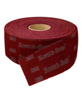 Roll A VFN 6 Inch By 30 Foot Pro Grade Abrasive Pad Roll for Metal and Plastic, showing dense fiber texture for fine scratch finishing.