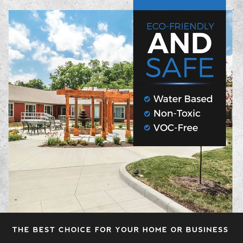 Outdoor patio area using One Gallon Clear Penetrating Concrete Sealer With Stone Natural Finish for professional, long-lasting protection.